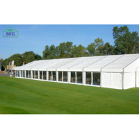 Tente de réception de mariage pour 400 personnes, Guangzhou, grande tente de réception de mariage climatisée pour 400 personnes, 20m x 40m, PVC double couche