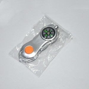 Boussole multifonctionnelle d'extérieur avec boucle et lumière LED intégrée, outil EDC, pendentif boussole - Product Image 2
