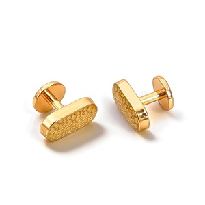 Botón de metal dorado con logotipo personalizado para ropa Baju Melayu de la fábrica de botones KUNSHUO. - Product Image 6