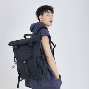 High Quality <b>Large</b> Capacity Rolltop Business Travel <b>Backpack</b> 15.6 Inch Wear-Resisting Nylon Waterproof Laptop <b>Backpack</b> - Product Image 3