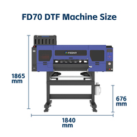 Imprimante numérique DTF LC 60 cm entièrement automatique de haute qualité, nouvelle, garantie 1 an, impression de logo sur t-shirt, vitesse rapide, usage commercial