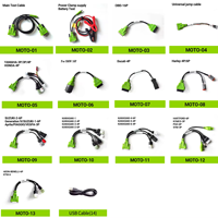 Cables de Conexión para Motocicletas JDIAG MOTO-09 para Diagnóstico de Motocicletas de Generación IV/SUZUKI/Aprilia/PIAGGIO/VESPA