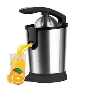 Presse-agrumes électrique manuel en acier inoxydable pour la séparation du jus des citrons et des oranges avec séparation des pulpes, machine de cuisine - Product Image 1