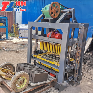 Mesin Pembuat Bata Ringan Semi Otomatis Qt4 - 24 Murah, Mesin Pembuat Bata Semen Interlocking - Product Image 2