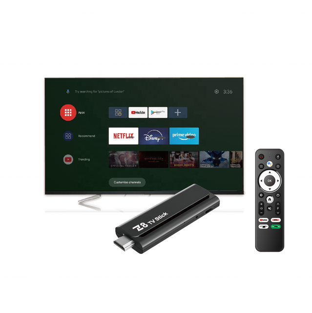 Wholesale Z8 Tv Stick 4k TV Dongle ATV Interface Allwinner H618 Android 12 BT Voice Remote Control Z8pro Tv Stick