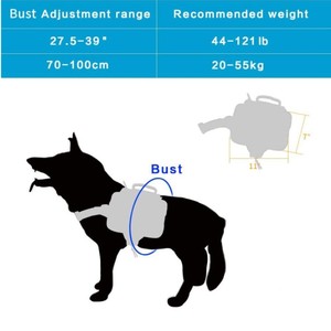 Sac de selle pour <span class=keywords><strong>chien</strong></span>, sac à dos pour voyage Camping randonnée <span class=keywords><strong>chien</strong></span> moyen et grand avec 2 poches latérales volumineuses - Product Image 3