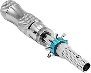 3. 7 دبابيس قفل قابل للتعديل اختيار أنبوبي قفل اختيار مجموعة الفولاذ المقاوم للصدأ البلاستيك التعبئة أداة مفتاح بيضاء أدوات الأقفال الكمال - Product Image 6