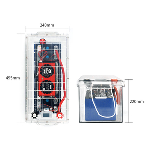 Nouveau à venir 12V 200ah 4s 200Ah <span class=keywords><strong>Eve</strong></span> 3.2V lifepo4 cellules Daly BMS construit dans la centrale électrique facile à prendre banque d'énergie solaire - Product Image 3