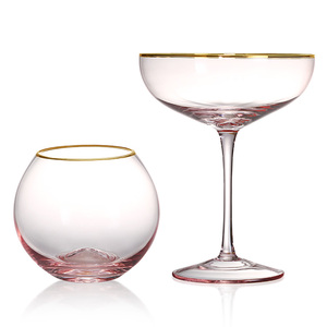 Cristal beber único creativo cóctel licor rojo blanco vino Bar tallo Margarita <span class=keywords><strong>Martini</strong></span> vasos de vidrio taza cristalería conjunto - Product Image 5