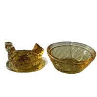 Mini poule en verre lumineuse sur un nid avec couvercle amovible, cadeaux de Pâques, artisanat en verre créatif