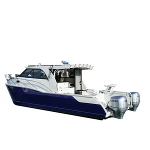 Diskon Kapal Pancing Catamaran Sepeda Motor Kecepatan Aluminium 26ft 8M