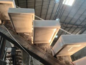 <span class=keywords><strong>Escalier</strong></span> en marbre, monolier, droit, avec éclairage LED, marches en carrelage, marches en pierre naturelle, garde-corps en verre - Product Image 4