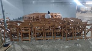 <span class=keywords><strong>Location</strong></span> de chaises pliantes Wimbledon pour banquet, salle à manger, résine PP plastique aspect bois, pour <span class=keywords><strong>mariage</strong></span> - Product Image 3