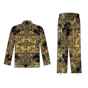 KMS Unisex personalizzato all'aperto traspirante Rip-Stop ww2 tedesco BDU mimetico tattico uniforme per gli uomini di formazione