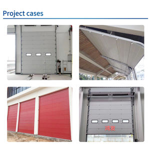 Porte Industrielle Suspendue Coupe-Vent Personnalisable avec Accès Piétonnier et Chariot, Économie d'<span class=keywords><strong>Énergie</strong></span>, Conception Automatique Segmentée - Product Image 6