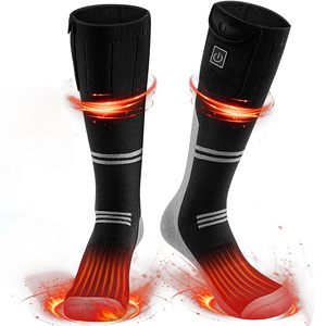 Vente <span class=keywords><strong>chaude</strong></span> femmes/hommes chaussettes chauffantes Rechargeable chauffage rapide chaussettes de travail Durable Upernavik Sokker Qanippaq pour Ski Camping - Product Image 1