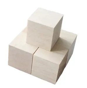 50*50*50mm Easy Cutting Balsa Block For Art Craft Architecture Model Materials Balsa Wood Manufacturer