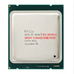 Xeon CPU Server Processor E5-2660 V2 E5-2670 V2 Server Cpu 10 Cores 95W 2.2GHz Server Cpu E5-2660 V2