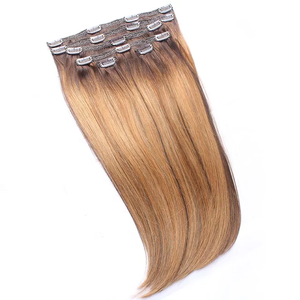 Jasminebeauty - Extensiones de Cabello Natural con Clip, Invisibles, Sin Costuras, Cabello Virgen Remy, Juego Completo para Trenzas - Product Image 2