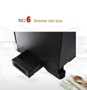 فرن تدخين لحم السمك الصناعي في المنزل ، آلة تدخين لحم الخنزير المقدد واللحم والسجق الكهربائي ، فرن تدخين اللحوم - Product Image 2