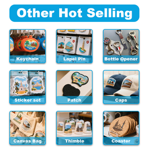 Производитель, персонализированные высококачественные рекламные подарки, сувениры для городского туризма, 3d магниты на холодильник для украшения холодильника - Product Image 5