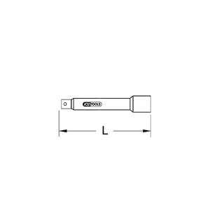 KS TOOLS-117,5231 3/8 ''Extensión con aislamiento protector y ajuste de tornillo LLAVES DE VASOS AISLADOS - Product Image 5