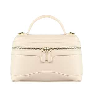 Bolso de hombro único para mujer a la moda LA0399 estilo Vintage patrón geométrico impermeable neopreno cuero cremallera cadena carta - Product Image 1