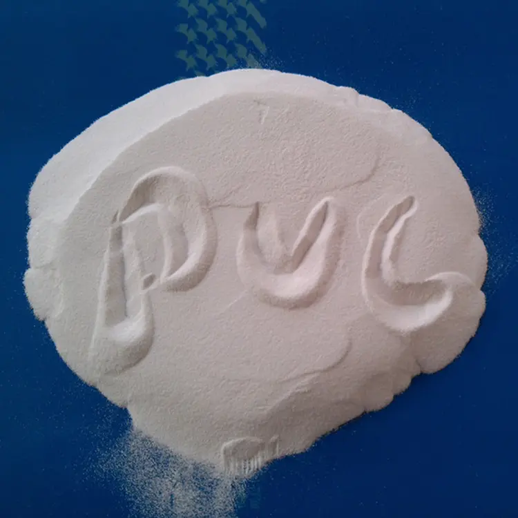 Chlorure de polyvinyle blanc de poudre de matière première de résine de PVC de prix usine