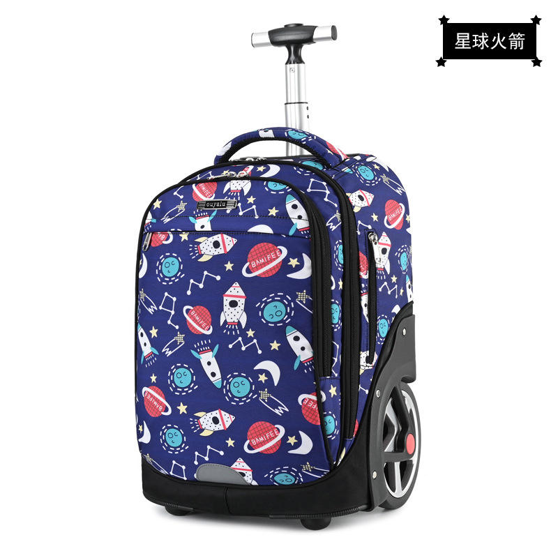 Planet rocket dual-use pull-back