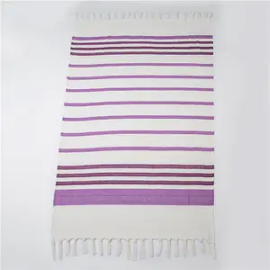 100% OEM Fouta хлопковое пляжное полотенце с индивидуальным логотипом и дизайном Fouta полотенце в полоску экологически чистое турецкое пляжное полотенце на заказ