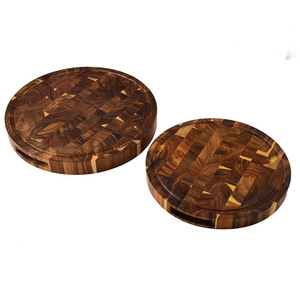 Nouveau Design 100% Ronde En <span class=keywords><strong>Bois</strong></span> massif D'acacia fin Grain <span class=keywords><strong>Planche</strong></span> à Découper Pour la viande Fruits Fromage - Product Image 1