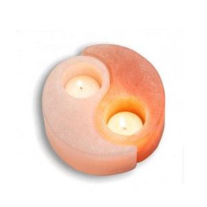 100% Pure White Color Ying Yang Salt <b>Candle</b> <b>Holder</b> With Customize Packing-Sian Enterprises - Product Image 5