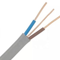 Elektrokabel BS6004 6242y Grau Elektrische Leitungen 1,5 Twin and Earth TPS Flach PVC Kupfer 2,5mm Twin and Earth Kabel