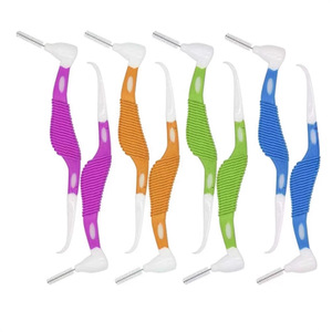 Brosse à dents orthodontique, brosse interdentaire, poils en nylon de 0,7 mm, design en forme de L, pour les soins dentaires des adultes - Product Image 3