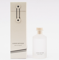 Diffuseur à bâtonnets en verre 180 ml, parfum longue durée, sans phtalates, écologique, pour maison, chambre et mariage - Vente en gros usine, produit phare