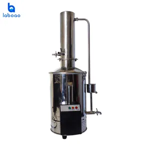 Destilador de agua eléctrico de acero inoxidable Laboao 5L/h con control automático de agua