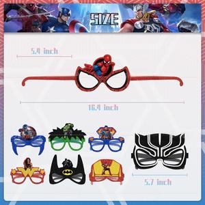 <strong>Marvel</strong> Cartoon Cool Iron Bat Spider Man <strong>Party</strong> Glasses Fashion Paper <strong>Party</strong> Glasses Children Costume Events <strong>Party</strong> Gift <strong>Decoration</strong> - Product Image 3
