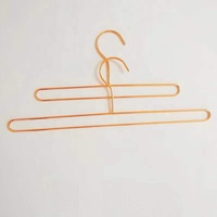 Cintres en métal doré rose de luxe personnalisés pour la maison chaussettes porte-serviettes pour enfants porte-serviettes direct d'usine pour armoire salle de bain