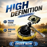 Endoscope portable haute définition FORBEST F03W avec compteur intégré, garantie 1 an pour la détection de canalisations souterraines