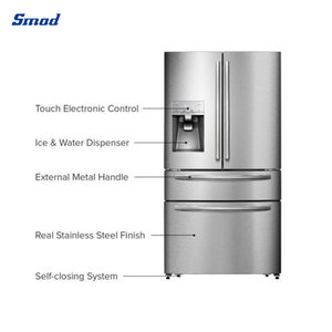 Refrigerador con Puerta Francesa de Control Electrónico para el Hogar Smad - Product Image 5