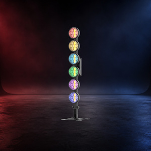 ไฟ LED Wash Light 200W มุมลำแสง 120 องศา 6x50W Golden COB 168x0.5W RGB สำหรับงานอีเว้นท์ - Product Image 3