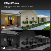 GR-TFI-M5V G.Craftsman Cámara de Seguridad IP CCTV Tipo Bala Económica de 5MP con Visión Nocturna para Exteriores, Resistente al Agua IP67, Aplicación HiEasy