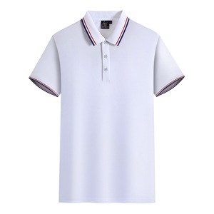 Logotipo personalizado Barbero solapa Polo cuello ropa de trabajo Publicidad cultura corporativa camiseta con manga corta - Product Image 5