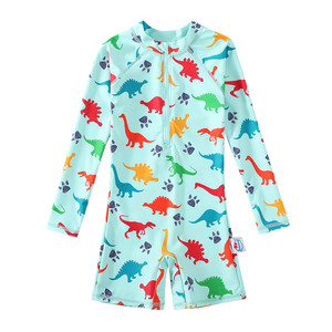 Fashion Cute Beach Swimsuit Swimwear Long Sleeve Kids Luxury Wholesale Custom Baby Boy One Piece Swimsuit