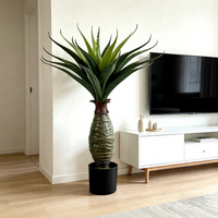 Meilleures ventes d'objets décoratifs : Plante artificielle Agave à tronc ovale, plante artificielle verte, Bonsaï, décorations pour mariage et fêtes