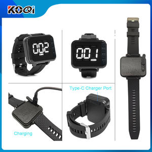 10 Uds. Botón <span class=keywords><strong>de</strong></span> llamada inalámbrico + 1 receptor <span class=keywords><strong>de</strong></span> reloj sistema <span class=keywords><strong>de</strong></span> llamada inalámbrico para enfermera llamada cuidador buscapersonas clínica <span class=keywords><strong>de</strong></span> cuidado <span class=keywords><strong>de</strong></span> ancianos - Product Image 6