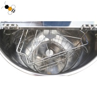 Automatischer 3-Rahmen-Elektro-Honigschleuder mit Edelstahl-Innenkorb, universelle Spannung, kompatibel mit Langstroth-Bienenstöcken