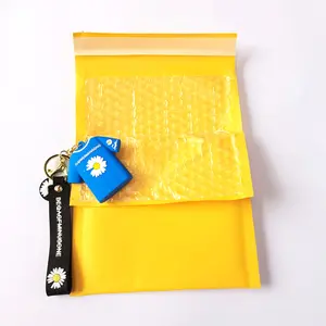 도매 자기 접착 실버 패딩 가방 다채로운 갈색 crunchies 화이트 폴리 폴리머 메일 블루 홀로그램 메일 링 가방