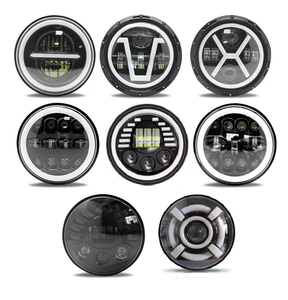 Venta al por mayor 65W 7 pulgadas X Shape Round Headworklight <span class=keywords><strong>Precio</strong></span> de fábrica Haz alto/bajo para coche y camión Color blanco para <span class=keywords><strong>FJ</strong></span> <span class=keywords><strong>Cruiser</strong></span> - Product Image 5