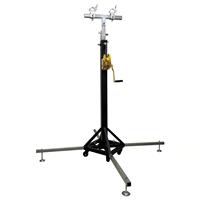 Soporte de luz Heyulin de aluminio de alta resistencia con manivela, capacidad de carga de 100 kg, para exteriores, exhibiciones de truss, iluminación de escenarios y bodas